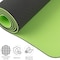 Wakeman Yoga Mat with Alignment Marks - Lightweight Exercise Mat with Carry Strap Gray & Green 80-FIT1001 - alternate 2